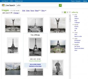 Live Search: Click to get similar images