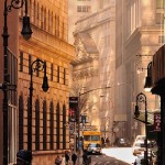 Wall Street: Early afternoon light (by mkrigsman)