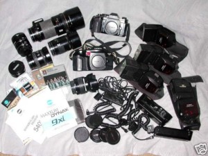 Objectifs et appareils photo en vente groupée sur eBay - cher ?