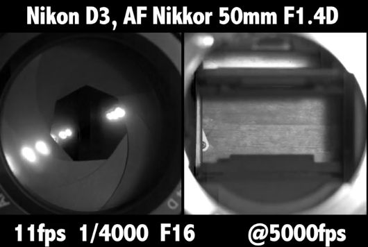 Nikon D3 at 5000 fps
