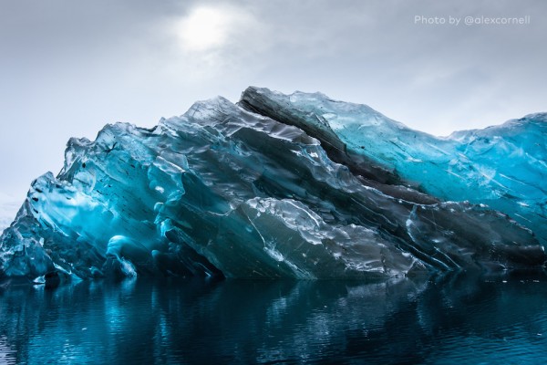 Blue iceberg