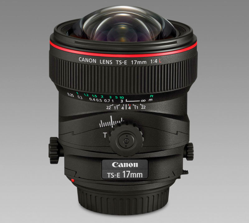Canon TS-E 17mm ƒ/4L tilt-shift lens