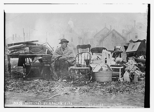 Made homeless by Bangor fire (Bain News Service, LOC - 1910/15)