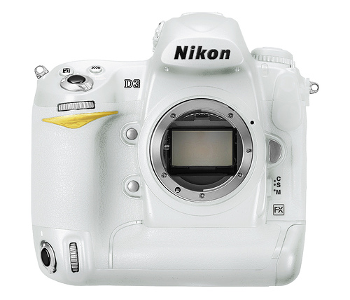 White Nikon D3