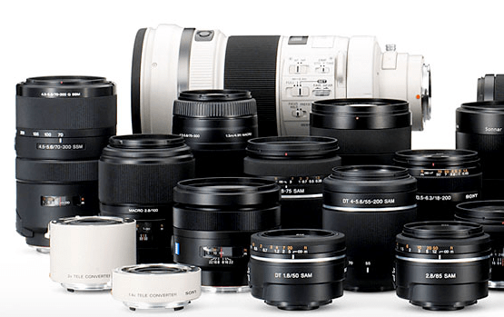 Sony SLR lenses